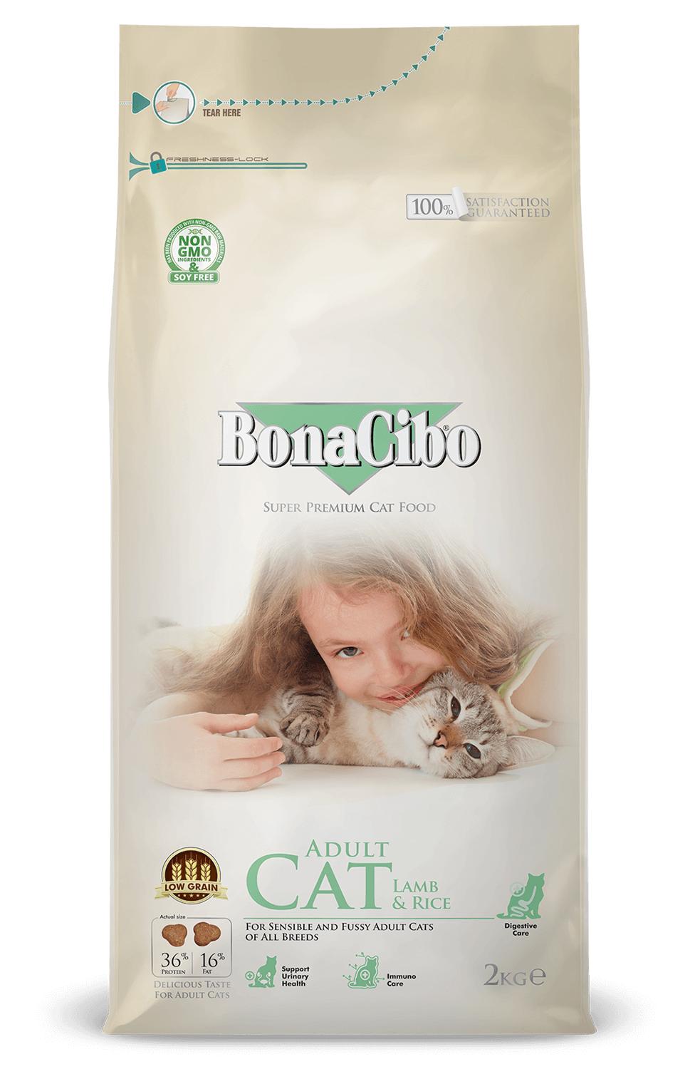 BONACIBO ADULT CAT LAMB WITH ANCHOVY RICE