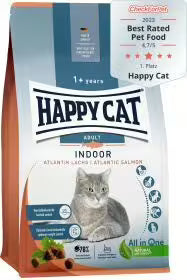Happy Cat Adult Indoor Adult Atlantic Salmon 1.3 Kg Bag