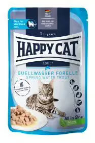 Happy Cat Adult MIS Culinary Adult Spring Water Trout 85 g Pouch