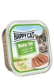 Happy Cat Adult Minkas Duo Poultry & Lamb 100 g Pate