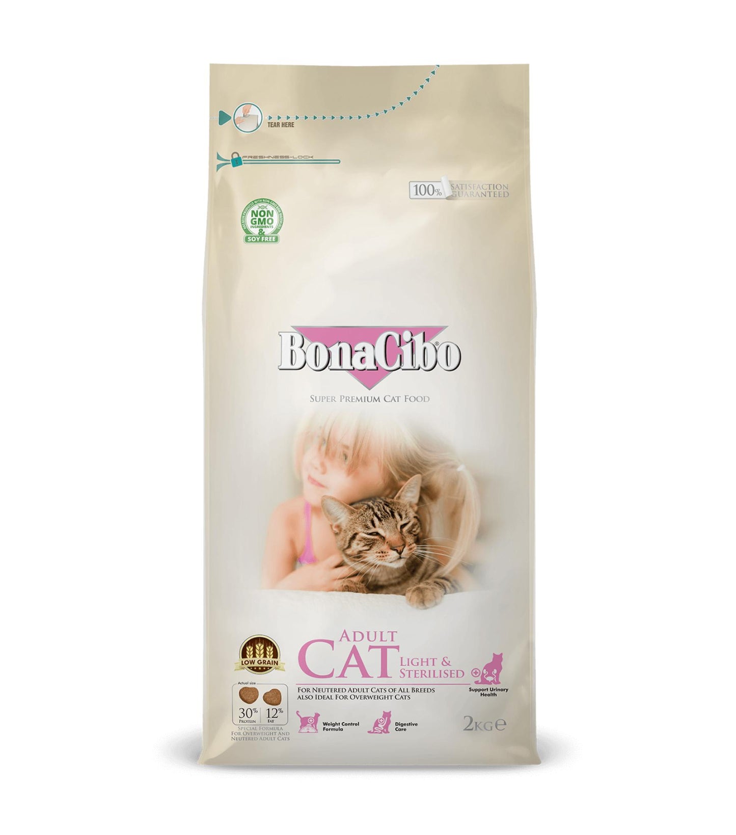 BONACIBO ADULT CAT LIGHT & STERILISED