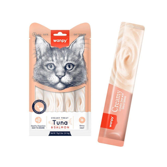 WANPY LICABLE CREAMY TREAT TUNA & SALMON CREAMY TREAT 70G