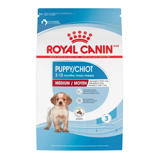 ROYAL CANIN MEDIUM PUPPY DOG 4KG BAG