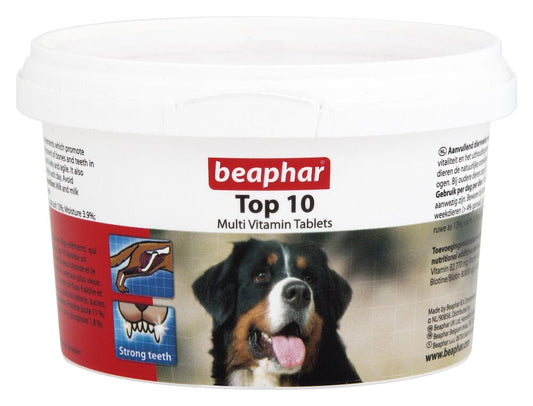 Beaphar Adult Dog Top 10 Multi Vitamins Tablets 180 Tab
