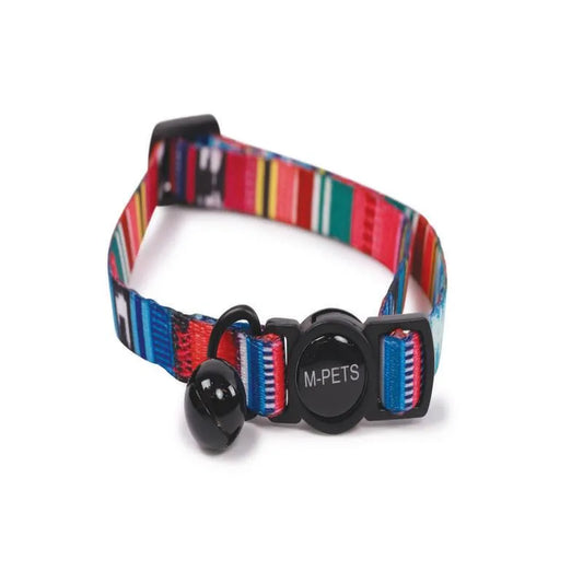 M-PET URBANSTYLE JAZZ STRIPES CAT ECO COLLAR