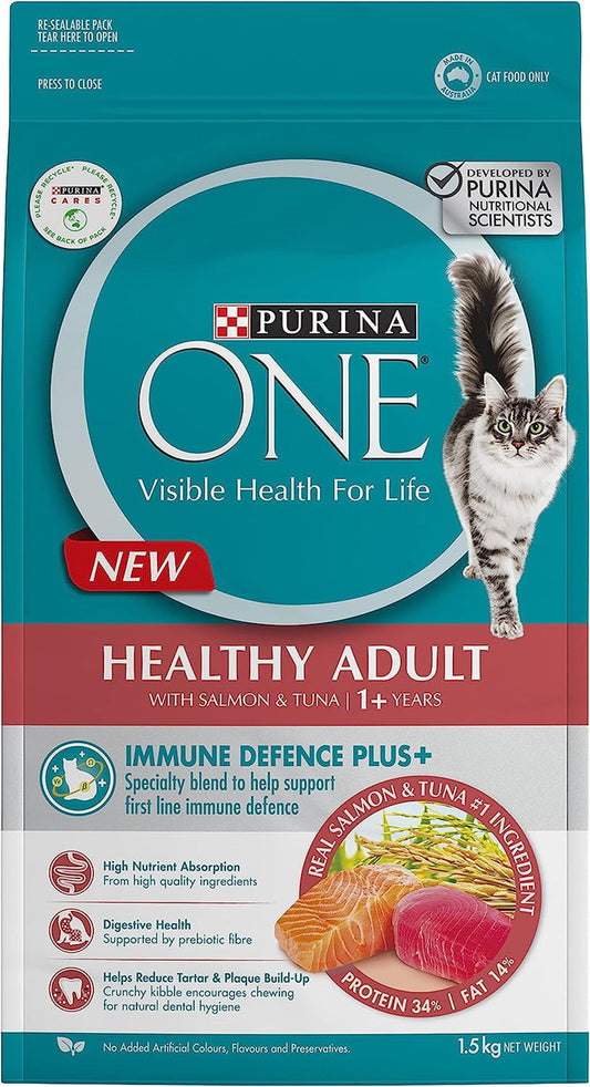 PURINA ONEHEALTHY ADULT SALMON & TUNA 380 g