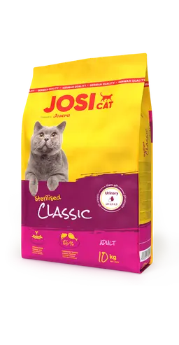 JosiCat Adult Cat Sterilised Classic 10 Kg Bag