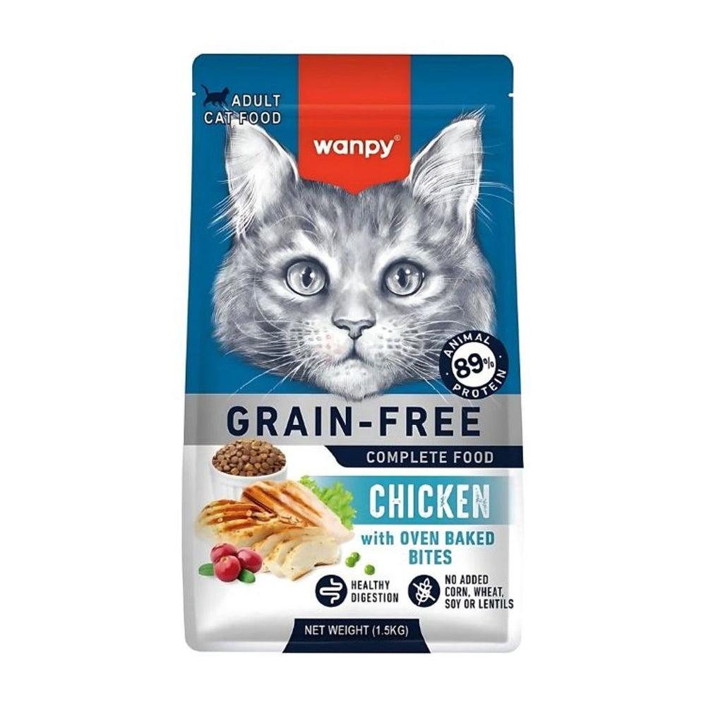 WANPY GRAIN FREE CHICKEN DRY FOOD FOR ADULT CAT CAT DRY FOOD 1.5KG