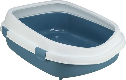 TRIXIE CAT LITTER TRAY PRIMO XXL WITH RIM 56 X 25 X 71 CM BLUE/WHITE