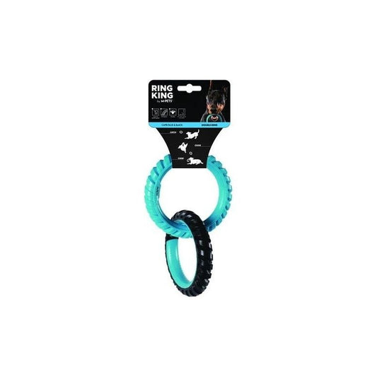 M-PET RING KING CAPRI BLUE & BLACK SINGLE TOY