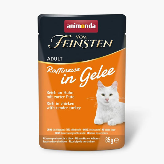 ANIMONDA VOM FEINSTEN ADULT CAT CHICKEN & TURKEY 85 G POUCH