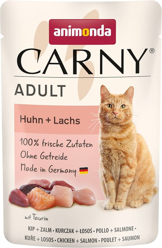 ANIMONDA CARNY ADULT CAT CHICKEN & SALMON 85 G POUCH
