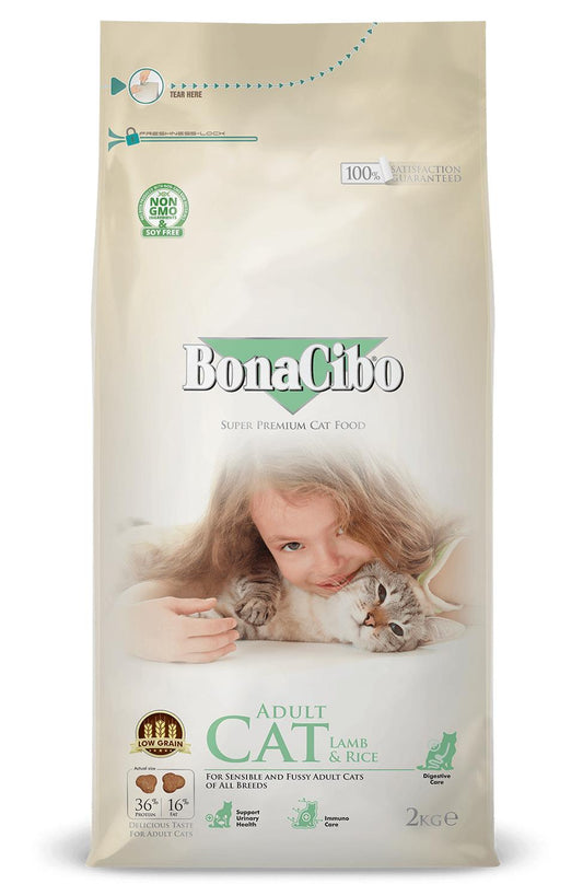 BONACIBO ADULT CAT LAMB WITH ANCHOVY RICE