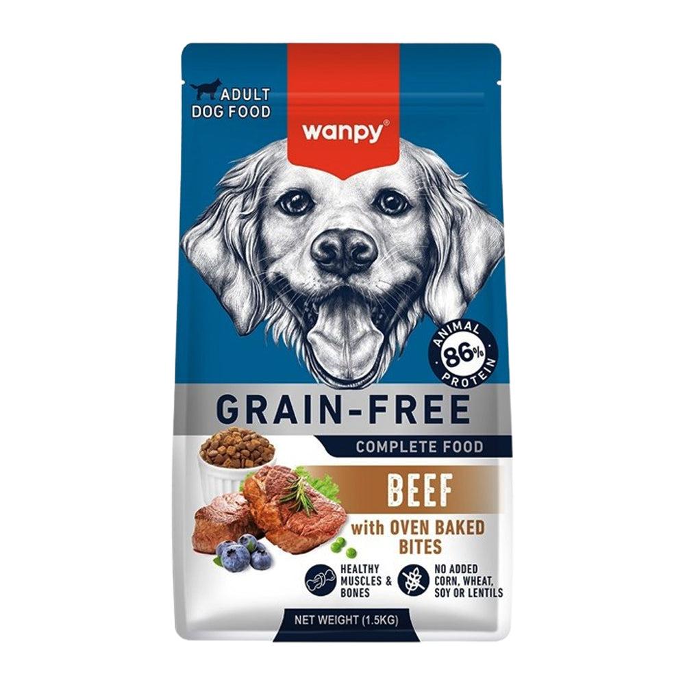 WANPY GRAIN FREE BEEF DRY FOOD FOR ADULT DOG/DOG DRY FOOD 1.5KG