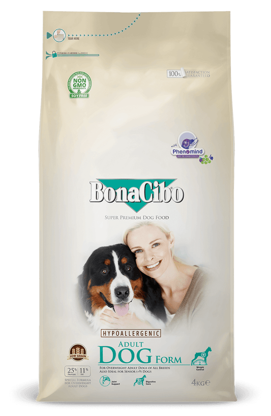 Bonacibo Adult Dog Senior / Overweight Chicken 4 Kg Bag