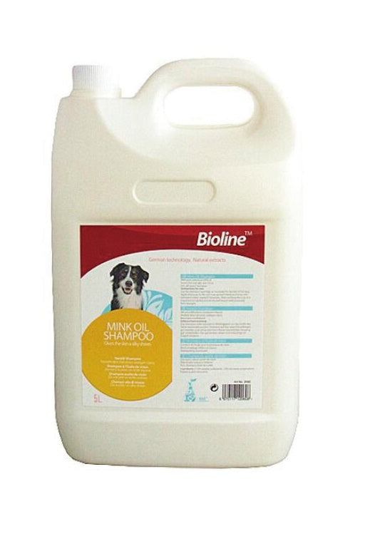 Bioline Pets Cleansing Care Mink Oil Shampoo 5 L