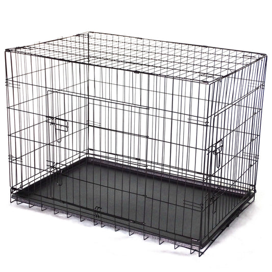 Senxin Dog Wire Cage Blue Color - 70*50*60cm