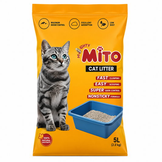 Mito Bentonite Cat Litter 5L Bag
