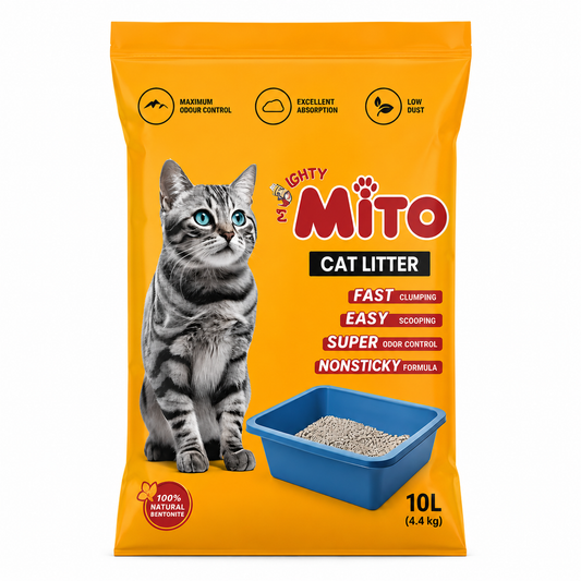 Mito Bentonite Cat Litter 10L Bag