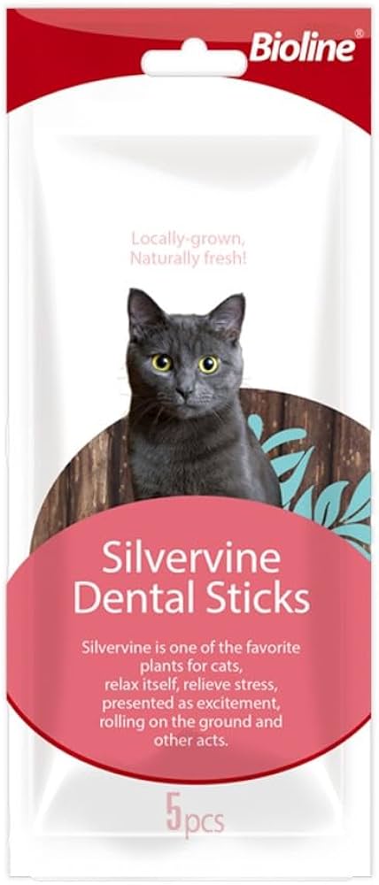 Bioline Cat Training Catnip Dental Sticks 10 g
