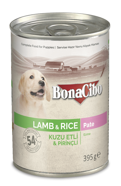 Bonacibo Puppy Lamb & Rice 400 g Canned