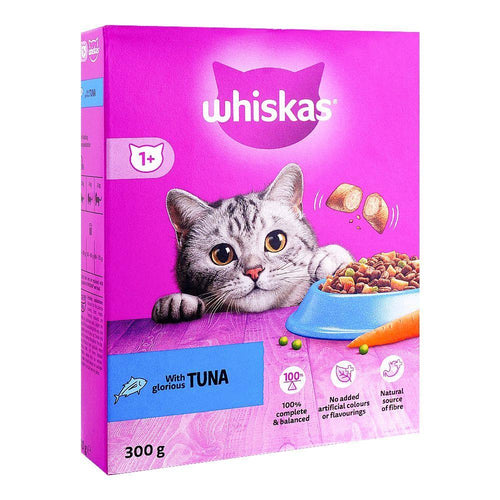 WHISKAS CAT DRY TREAT TUNA 1+ BOX CAT DRY TREAT 300G