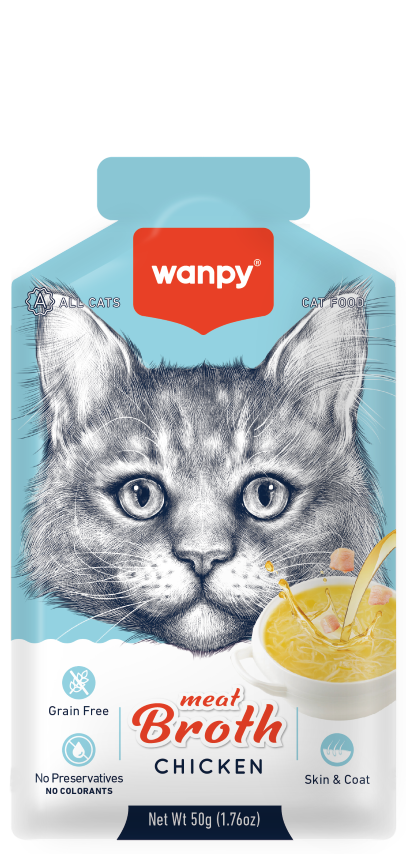 Wanpy Adult Cat Soup Meat Broths Chicken 50 g