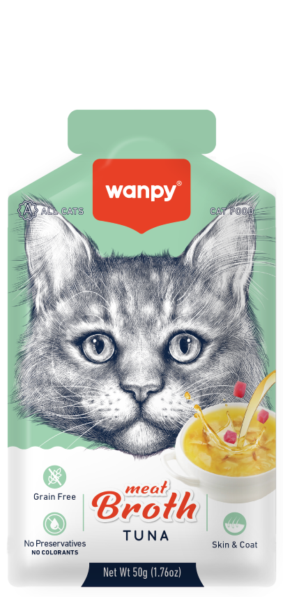 Wanpy Adult Cat Soup Meat Broths Tuna 50 g