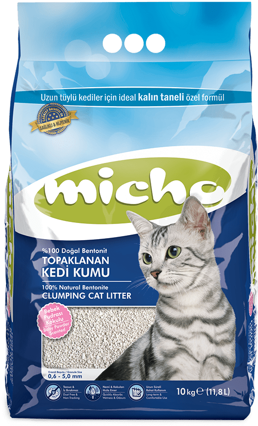 Micho Adult Cat Litter Bentonite Baby Powder 7.5 Kg Bag