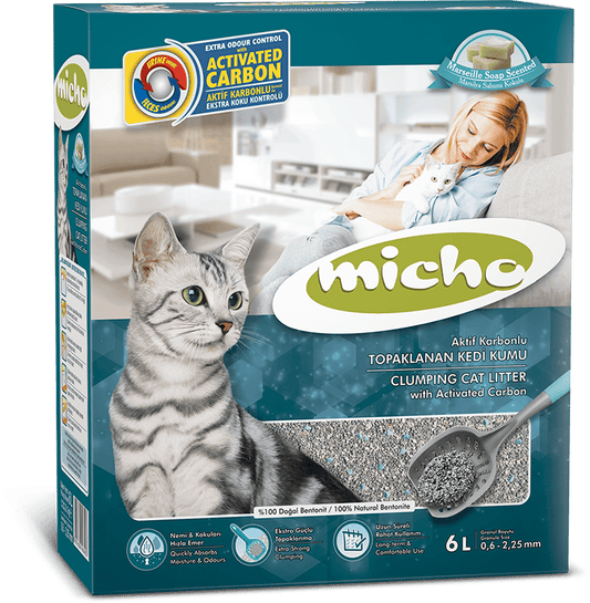 Micho Adult Cat Litter Carbon 5.1 Kg Bag