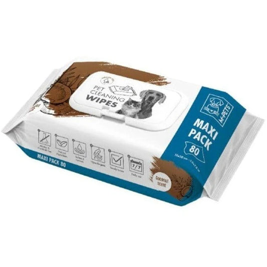 M-PET PET CLEANING WIPES COCONUT 80 PCS PACK