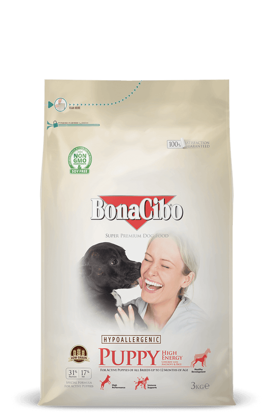Bonacibo Puppy High Energy Chicken 3 Kg Bag