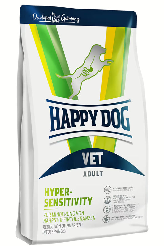 Happy Dog Adult Vet Diet Hypersensitivity Dry 1 Kg Bag