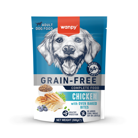Wanpy Grain Free Chicken Dry Food For Adult Dog 50 g