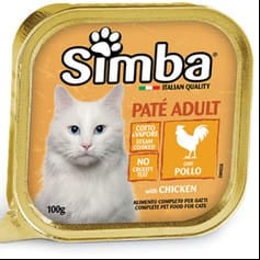 SIMBA CAT WITH CHICKEN 100 GRAM PATE TRAY