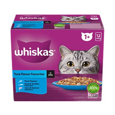 Whiskas Adult Cat 1+ Tuna In Jelly 85 g Pouch