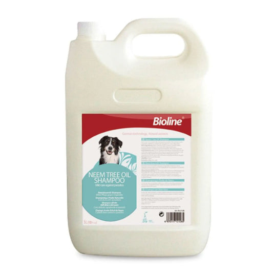 Bioline Pets Cleansing Care Neem Tree Oil Shampoo 5 L