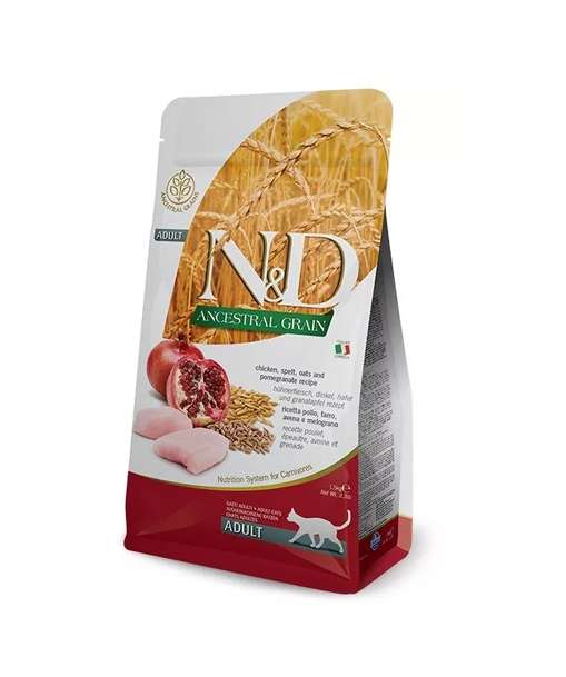 Farmina Adult Cat N & D AG Chicken & Pomegranate 1.5 Kg Bag