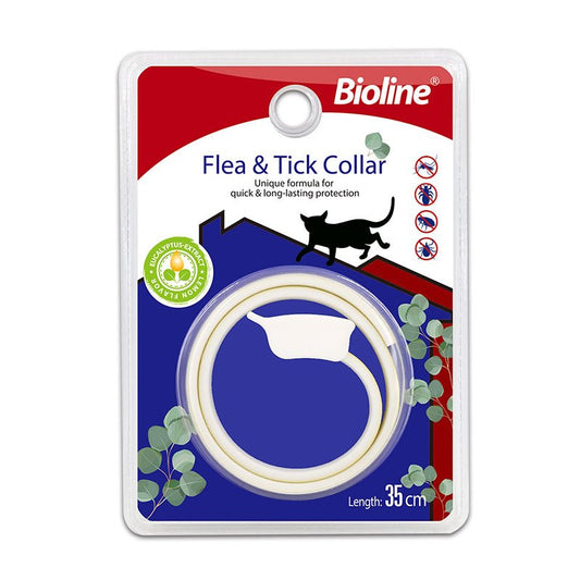 Bioline Eucalyptus Extract Flea & Tick Collar For Cat 35 CM