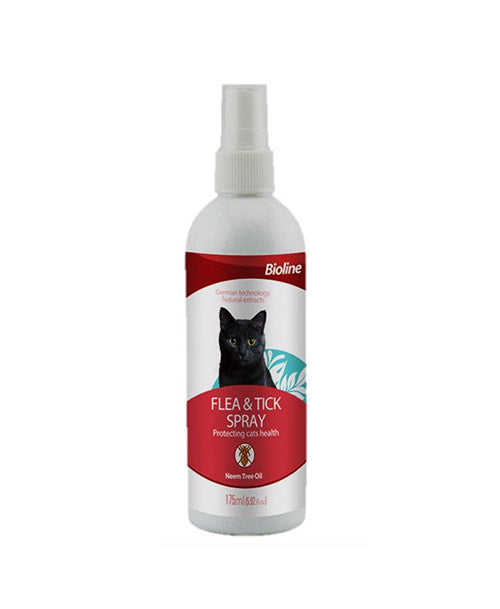 Bioline Cat Flea & Tick Spray 175 ml