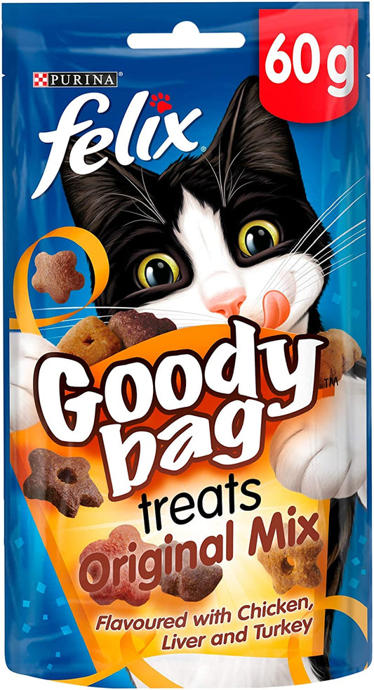 Felix Adult Cat Goody Bag Mix Selection 60 g Pouch