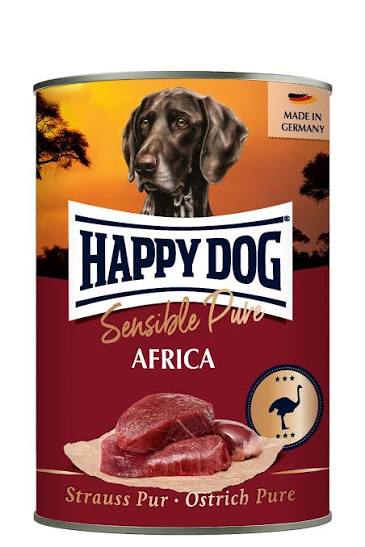 Happy Dog Adult Sensible Pure Africa Ostrich 400 g Canned