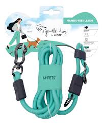 M-PET GENTLE DOG HANDS FREE LEASH JADE GREEN