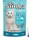 SIMBA POUCH WITH TROUT AND COD CAT 100 GRAM