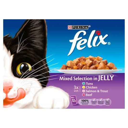 Felix Adult Cat Food Mix Selection 100 g Pouch