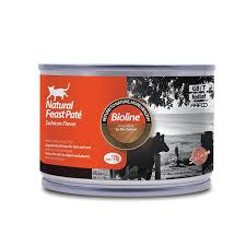 BIOLINE NATURAL FEAST PATE - CAT CAN FOOD SALMON 170G