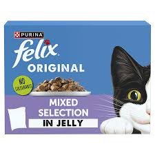 Felix Adult Cat Mix Selection in Jelly 85 g Pouch