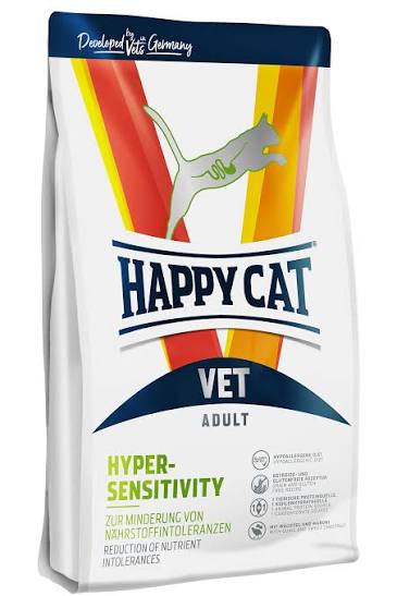 Happy Cat Adult Vet Diet Hypersensitivity Dry 1.4 Kg Bag