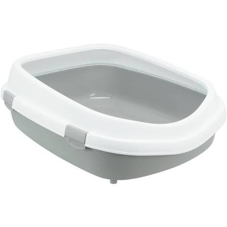 TRIXIE CAT LITTER TRAY PRIMO XXL WITH RIM 56 X 25 X 71 CM GREY/WHITE