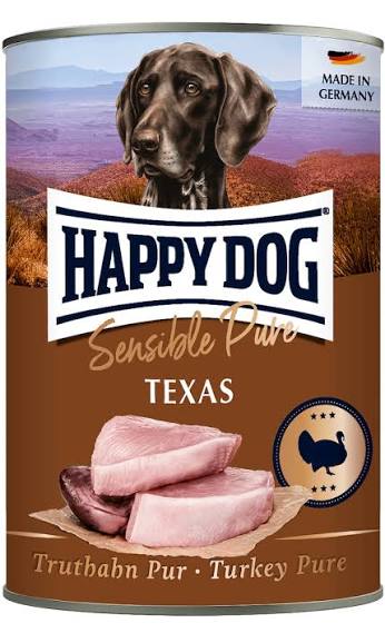 Happy Dog Adult Sensible Pure Texas Turkey 400 g Canned